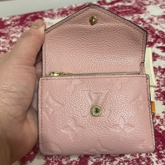 Louis Vuitton Emprente Pink Leather Compact Wallet - Picture 9 of 15